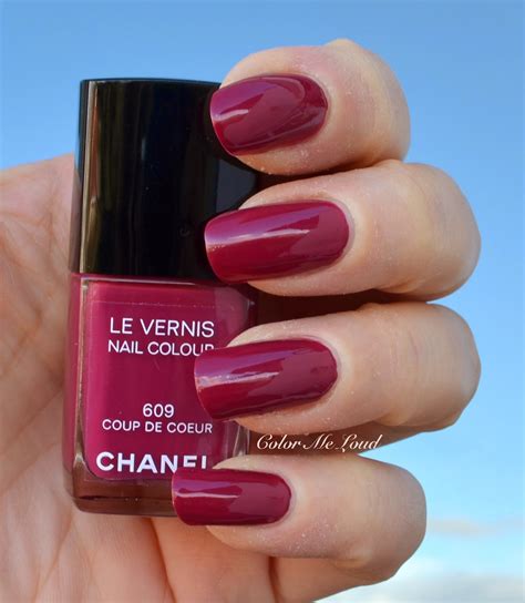 chanel nail polish 609|Chanel nail color chart.